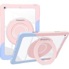 Forestl Digital iPad 10.2 (2019 2020 2021) Dönebilen Halka Standı Pc Silikon Tablet Kılıfı (Yurt Dışından)