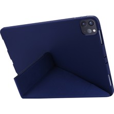 Forestl Digital iPad Pro 11 (2024) Origami Standı Pu Deri Otomatik Uyku uyandırma ile Silikon Tablet Kılıfı (Yurt Dışından)