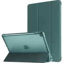 Forestl Digital iPad 10.2 (2019 2020 2021) Üç Katlı Standlı Deri Kalem Tutucu Tablet Kılıfı (Yurt Dışından)