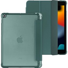 Forestl Digital iPad 10.2 (2019 2020 2021) Üç Katlı Standlı Deri Kalem Tutucu Tablet Kılıfı (Yurt Dışından)