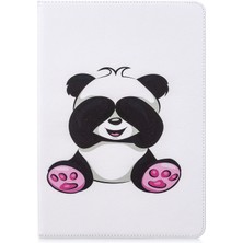 Forestl Digital Desen Baskı Cüzdan Standı Deri iPad 10.2 (2019 2020 2021) SHY Panda Tablet Kılıfı (Yurt Dışından)