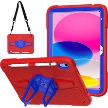 Forestl Digital iPad 10.9 (2022) Stand Case Pc Silikon yi Önleyici Omuz Askılı Tablet Kılıfı (Yurt Dışından)