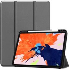 Forestl Digital Iş Üç Katlı Stand Pu Deri Yumuşak Tpu Geri Otomatik Uyandırma uyku iPad Pro 12.9 Kalem Tutucu ile Tablet Kılıfı (Yurt Dışından)