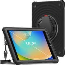 Forestl Digital iPad 10.2 (2019 2020 2021) Omuz Askılı Stand Pc Silikon Tpu Tablet Kılıfı (Yurt Dışından)