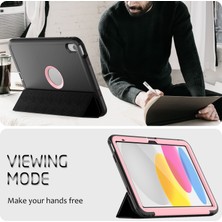 Forestl Digital iPad 10.9 (2022) IPAD 10. Nesil Pu Deri Akıllı Otomatik Uyandırma uyku Katlanır Stand Folio Tablet Kılıfı (Yurt Dışından)