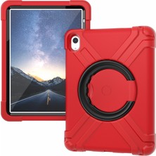 Forestl Digital iPad 10.9 (2022) 360 Derece Dönme Tekme Standı Askeri Koruması Pc Tpu Tablet Kılıfı (Yurt Dışından)