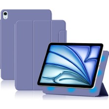 Forestl Digital iPad Air 11 (2024 M2) Standlı Manyetik Pu Deri Flip Tablet Kılıfı (Yurt Dışından)