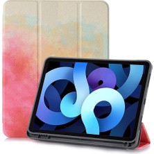 Forestl Digital Üç Katlı Desen Baskı Pu Deri Tpu iPad Air 11 (2024) AIR (2020) AIR (2022) STYLE A Tablet Kılıfı (Yurt Dışından)