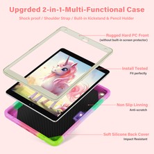 Forestl Digital iPad 10.2 (2019 2020 2021) Silikon Pc Unicorn Standı Omuz Askılı Tablet Kılıfı (Yurt Dışından)