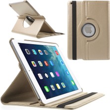 Forestl Digital 360 Derece Dönen Litchi Deri Akıllı iPad Air Gold Tablet Kılıfı (Yurt Dışından)