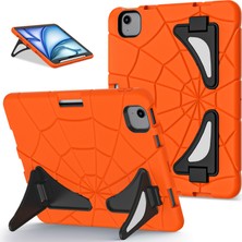 Forestl Digital iPad Air 11 (2024) Stand Case Silikon Pc Turuncu Tablet Kılıfı (Yurt Dışından)