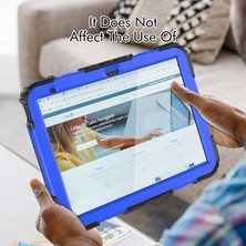 Forestl Digital iPad 10.9 (2022) Silikon Pc El Kayışı Tekme Standı Omuz Askılı Drop Proof Tablet Kılıfı (Yurt Dışından)