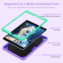 Forestl Digital iPad 10.2 (2019 2020 2021) Silikon Pc Düşmeye Dayanıklı Unicorn stand Nane i Tablet Kılıfı (Yurt Dışından)