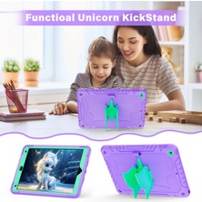 Forestl Digital iPad 10.2 (2019 2020 2021) Silikon Pc Düşmeye Dayanıklı Unicorn stand Nane i Tablet Kılıfı (Yurt Dışından)