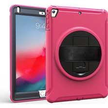 Forestl Digital 360 Derece Dönebilen Tpu Pc iPad 9.7 (2018 2017) Standlı ve Ayarlanabilir El Askılı Tablet Kılıfı (Yurt Dışından)