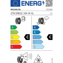 Michelin 275/35 R22 104W Xl Pilot Alpin 5 Suv Kış Lastiği (Üretim Yılı: 2024)