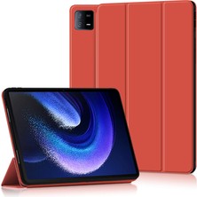 4u Sky Için Xiaomi Pad 6 Pu Deri Tpu Üç Katlı Stand Koruyucu Tablet Kılıfı (Yurt Dışından)