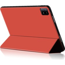 4u Sky Için Xiaomi Pad 6 Pu Deri Tpu Üç Katlı Stand Koruyucu Tablet Kılıfı (Yurt Dışından)