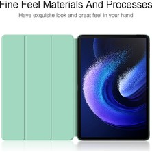 4u Sky Için Xiaomi Pad 6 Pu Deri Tpu Üç Katlı Stand Koruyucu Tablet Kılıfı (Yurt Dışından)