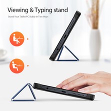 4u Sky Xiaomi Redmi Pad Se 4g 8.7 Inç Üç Katlı Stand Deri Için Tablet Kılıfı (Yurt Dışından)