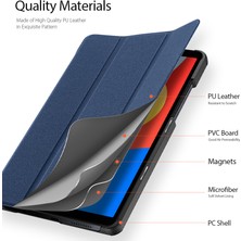 4u Sky Xiaomi Redmi Pad Se 4g 8.7 Inç Üç Katlı Stand Deri Için Tablet Kılıfı (Yurt Dışından)