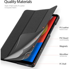 4u Sky Xiaomi Redmi Pad Se 4g 8.7 Inç Üç Katlı Stand Deri Için Tablet Kılıfı (Yurt Dışından)