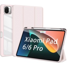 4u Sky Xiaomi Pad 6 6 Pro Pu Deri Otomatik Uyandırma Uyku Üçe Katlanmış Stand Tablet Kılıfı (Yurt Dışından)