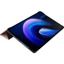 4u Sky Xiaomi Pad 6 Üç Katlı Standı Otomatik Uyandırma Uyku Deri Tablet Kılıfı (Yurt Dışından)