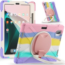 4u Sky Xiaomi Pad 5 Için Köşe Koruma Pc Dönen Silikon Tablet Kılıfı (Yurt Dışından)