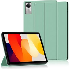 4u Sky Xiaomi Redmi Pad Se Için Üç Katlı Stand Çizilmeye Pu Deri Koruyucu Tablet Kılıfı (Yurt Dışından)