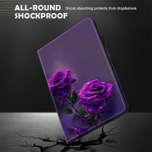 4u Sky Xiaomi Pad 6s Pro 12.4 Deri Desen Baskılı Stand Tablet Kılıfı (Yurt Dışından)