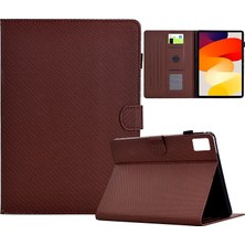 4u Sky Xiaomi Redmi Pad Se Durumda Karbon Fiber Doku Pu Deri Standı Görünüm Tablet Kılıfı (Yurt Dışından)