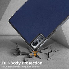 4u Sky Xiaomi Pad 5 Pro 12.4 (2022) Pu Deri Düz Renk Koruyucu Üç Katlı Stand Koruyucu Otomatik Uyandırma Uyku Tablet Kılıfı (Yurt Dışından)