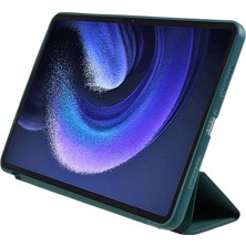 4u Sky Xiaomi Pad 6 Üç Katlı Standı Pu Deri Petek Doku Otomatik Uyandırma Uyku Akıllı Tablet Kılıfı (Yurt Dışından)