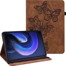 4u Sky Xiaomi Pad 6 Pu Deri Baskılı Cüzdan Fonksiyonu Standı Tablet Kılıfı (Yurt Dışından)