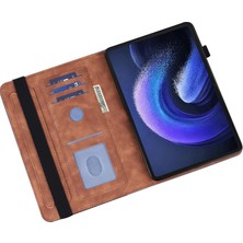 4u Sky Xiaomi Pad 6 Pu Deri Baskılı Cüzdan Fonksiyonu Standı Tablet Kılıfı (Yurt Dışından)