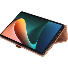 4u Sky Xiaomi Pad 5 Için Iş Tarzı Pu Deri El Kayışı Tamı Kart Yuvalı Koruyucu Stand Tablet Kılıfı (Yurt Dışından)