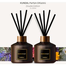 Kundal Parfüm Difüzörü Temel Seri  Diffuser 200 ml 2 adet Wedding Bouguet