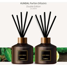 Kundal Parfüm Difüzörü Temel Seri  Diffuser 200 ml 2 adet Lemon Verbena