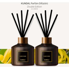 Kundal Parfüm Difüzörü Temel Seri  Diffuser 200 ml 2 adet Ylang Ylang