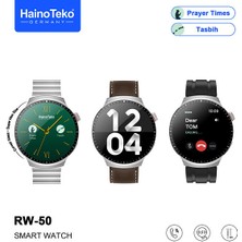 Hainoteko Rw-50 3 Kordonlu Android Ios Uyumlu Amoled Ekran Namaz Hatırlatıcı Tesbih Akıllı Saat