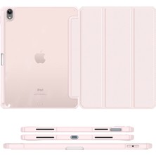 Forestl Digital Apple iPad 10.9 (2022) Yumuşak Tpu Pc Deri Kalem Tutuculu Üç Katlı Standlı Tablet Kılıfı (Yurt Dışından)