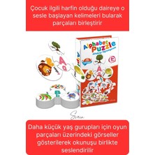 Svein Alphabet Puzzle Eğitici Öğretici Alfabe Zeka Kartları Ebeveyn Çocuk Etkileşimi Okul Öncesi Oyuncak