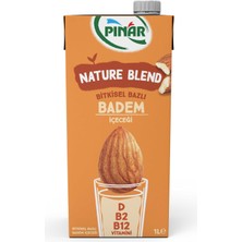 Pınar Nature Blend Bitkisel Bazlı Badem Içeceği 1 L Vegan Laktozsuz