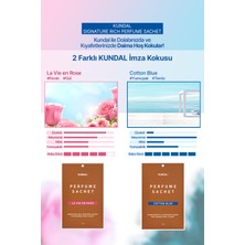 Kundal Dolap Içi Parfümlü Koku Kesesi Kundal Signature Rich Perfume Sachet Cotton Blue 4 x 20 gr