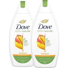 Dove Care By Nature Nemlendirici Duş Jeli Mango Yağı & Badem Özü 450 ml X2