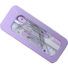 Bonnie Matematik Silgi 15CM Cetvel Çizim Violet Açık Kutu (Yurt Dışından)