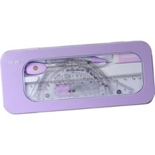 Bonnie Matematik Silgi 15CM Cetvel Çizim Violet Açık Kutu (Yurt Dışından)