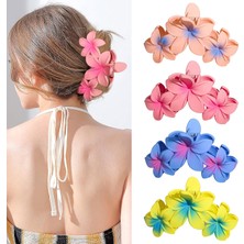 LWJG120 Flower Hair Accessories: 4pcs Matte Feather Hair Clips Women And Girls Strong Fixing Clips (Yurt Dışından)