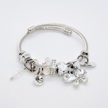 Fairydaze White Butterfly Charm Bileklik